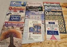Lot of 12 Quilting Magazines/ Patterns
