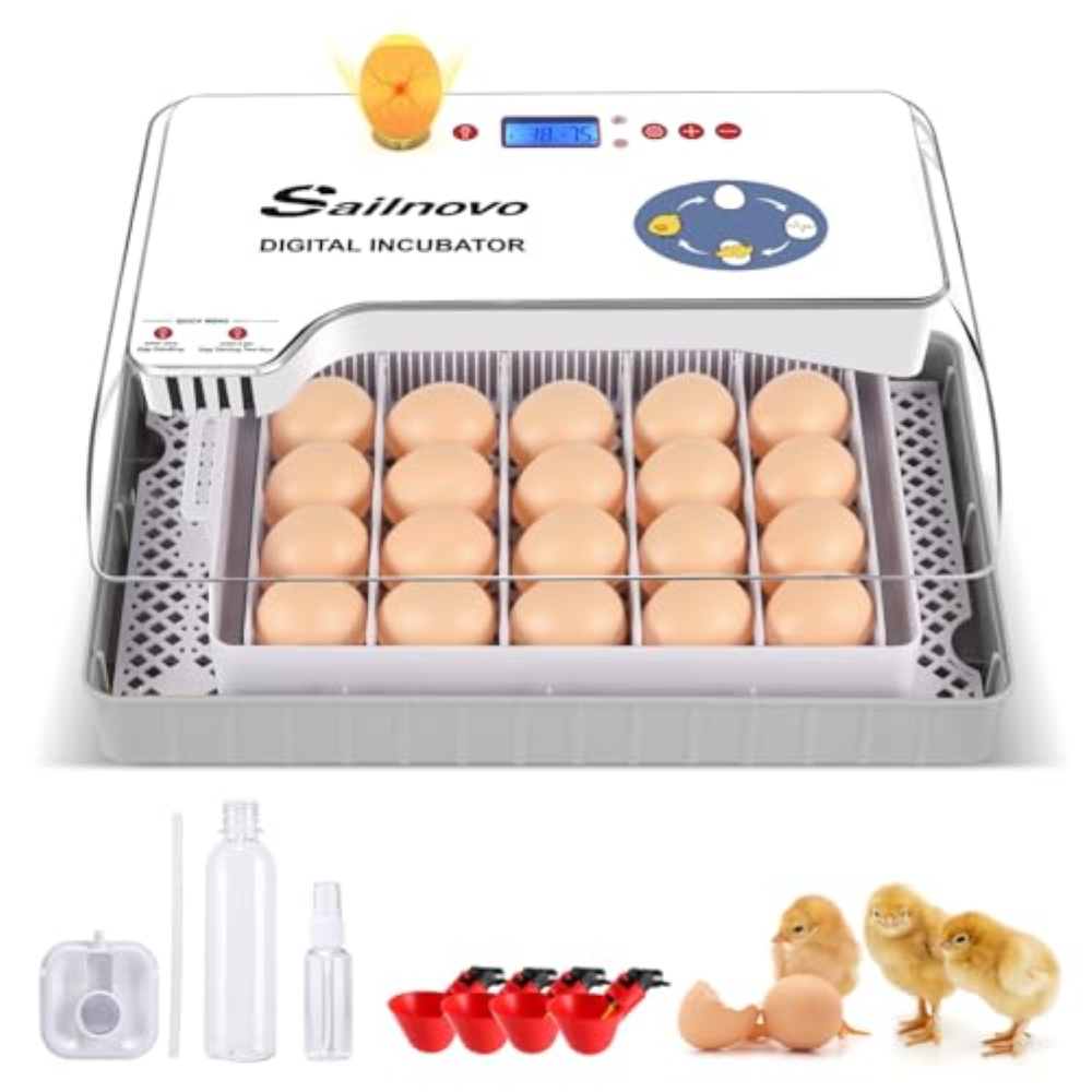 Sailvono 20 Incubateur entiÃ¨rement automatique, avec ajout d'eau externe, contr