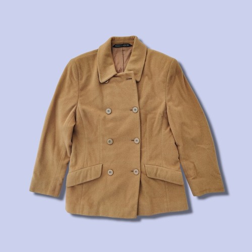 Vintage St Michael M\u0026S Coat Camel Tan 