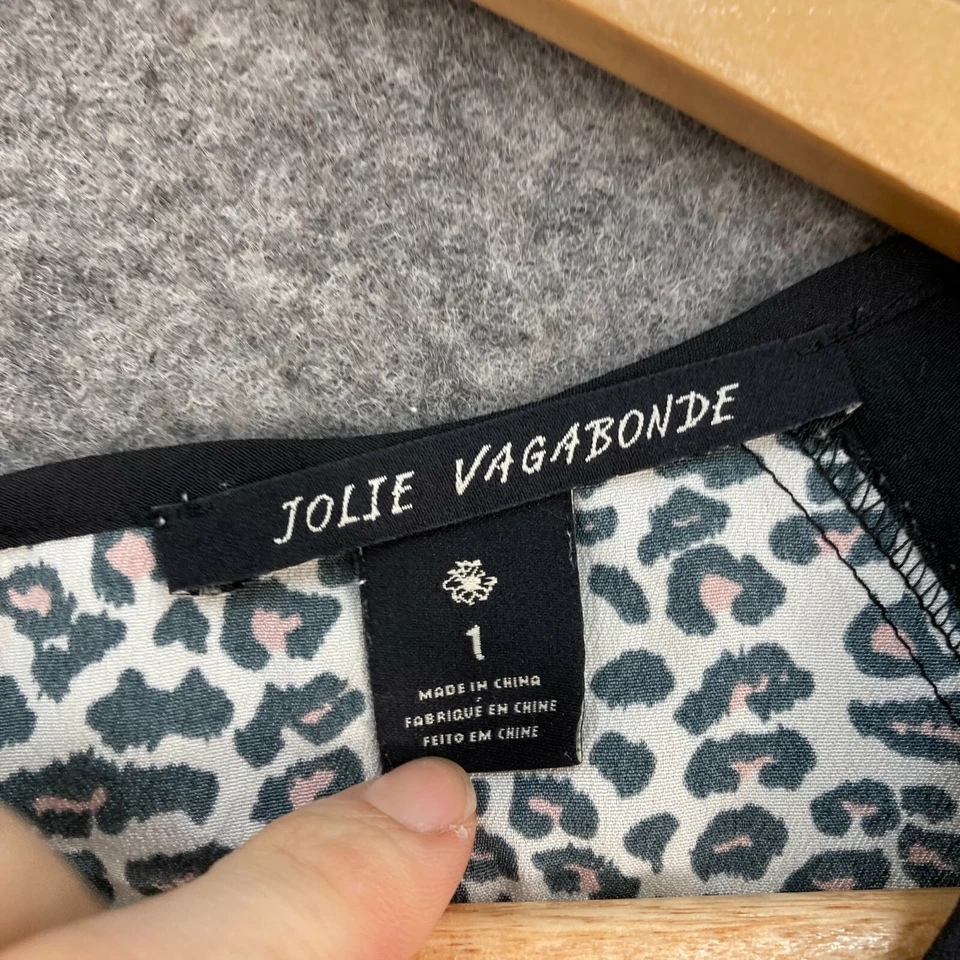 Женское платье Scotch & Soda Maison Scotch размер 1 рубашка с анималистическим принтом 21413 - Изображение 4 из 4