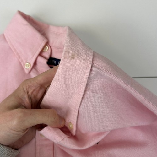 Ralph Lauren Womens Button-Up Shirt Size 8 Pink Long-Sleeve Oxford Summer - Picture 10 of 10