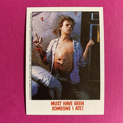    1988 Topps Fright Flicks Must Have Been Someone I Ate! #15 Freddy Krueger