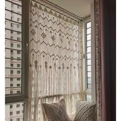 Bohemian Tapestry Hand Woven String Curtain Style