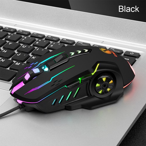 V7 USB Wired Gaming Glowing Mouse 3600dpi 6 Buttons Backlit E-sports Mouse - Picture 17 of 22
