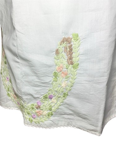 NEU Damen Baumwollkleid Gr. 4 Bob Timberlake Silberfutter bestickt gefüttert - Bild 10 von 13