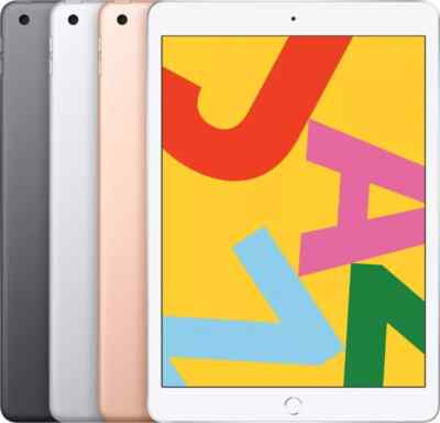 Apple iPad 7 (7th Gen) 10.2'' - 32GB, 128GB, WiFi, Cellular  - Good