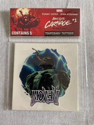 Absolute Carnage #1 Temporary Tattoos Pkg 5