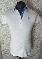 Lazy Jacks Mens White Poloshirt Size Small Brand New 