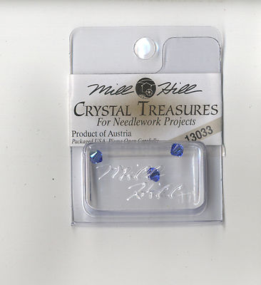 Mill Hill Crystal Treasures - Rondele Sapphire AB #13033