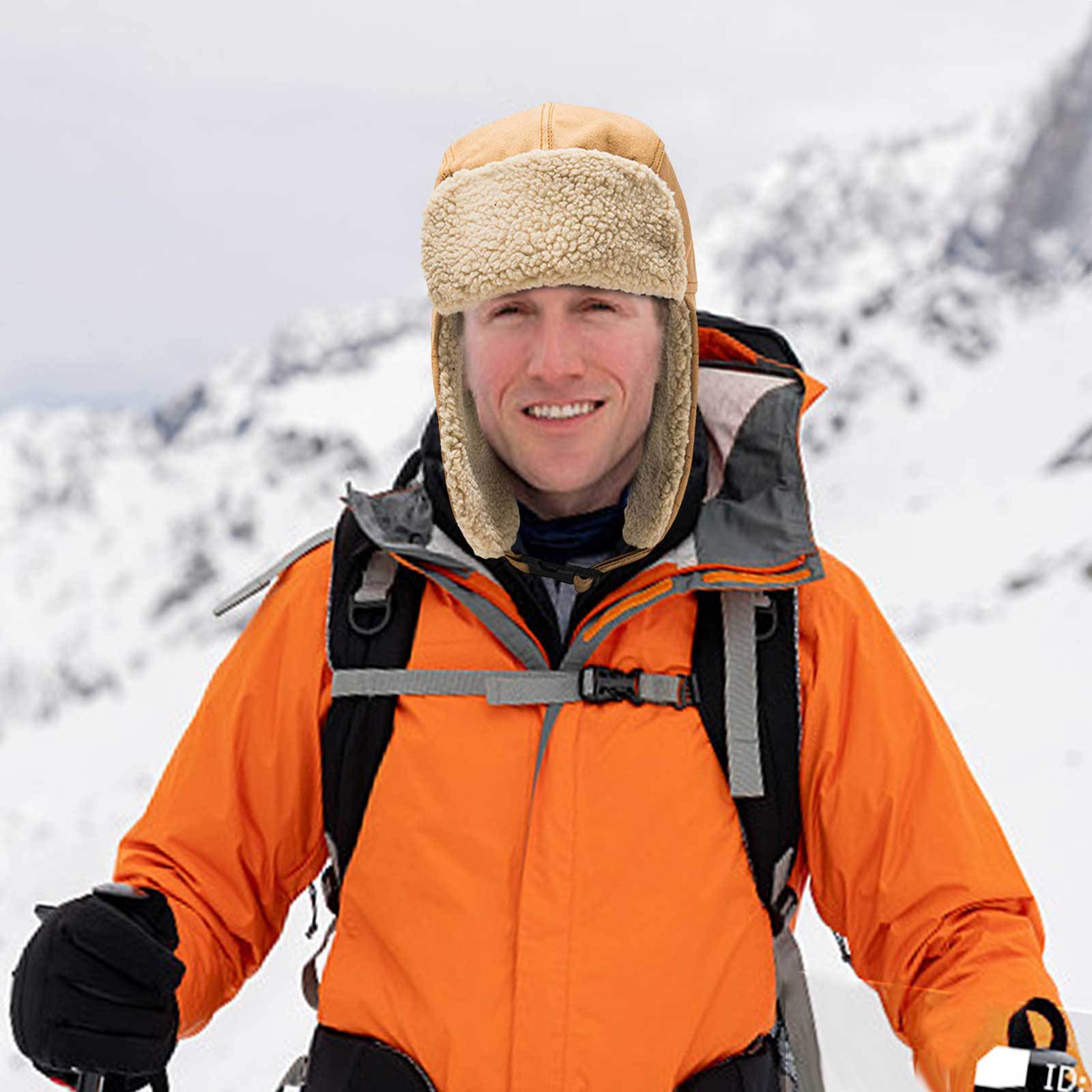 Hats With Ear Flaps For Men Winter Hat Hunting Hat With Ear Flaps