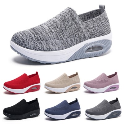 Damen Chic Plateau Schnürer Sneakers Walkmaxx Schuhe Shape-up Fitnessschuhe