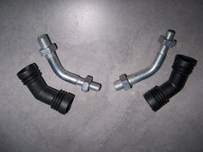 +++ 2 GEWINDE MIT SCHUTZHÜLLE FÜR SPIEGEL MOPED - 8/10 mm +++