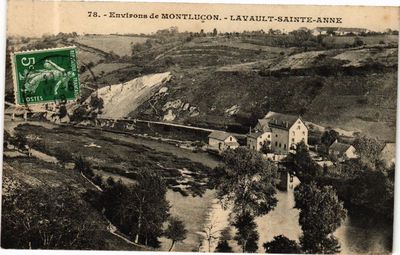 Old postcard Environs de MONTLUCON - Lavault-Sainte-Anne (267240)