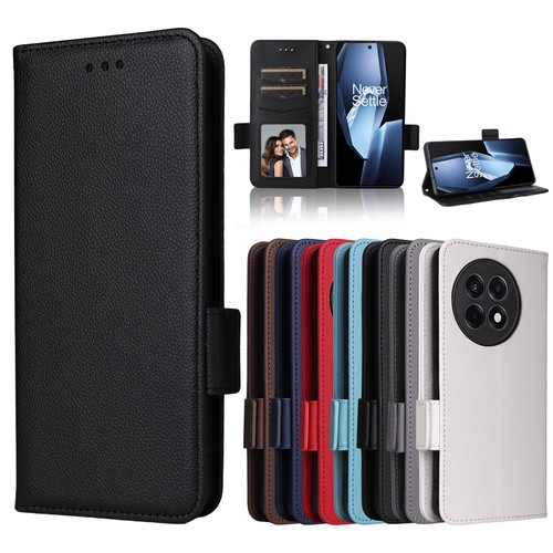 For OnePlus 13R 5G, Luxury Wallet Flip Leather Stand Card Slots Soft Case Cover - 第 1/27 張圖片