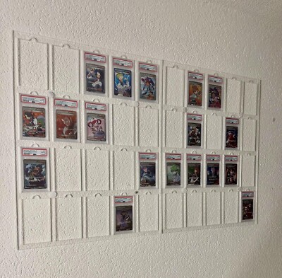 3-102 Pokemon Cards Frame Teak Interlocking Plexiglass Grade Psa/Grade