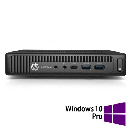 HP Elitedesk 800 G2 Mini PC, Intel Core i7-6700T 8GB,256GB SSD+Windows 10 PRO,A+