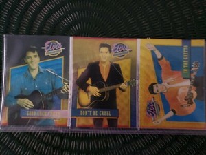 RARE ELVIS PRESLEY RIVER GROUP FOIL 3 CARDS SET  # 6~18~25 SHEET MINT CONDITION
