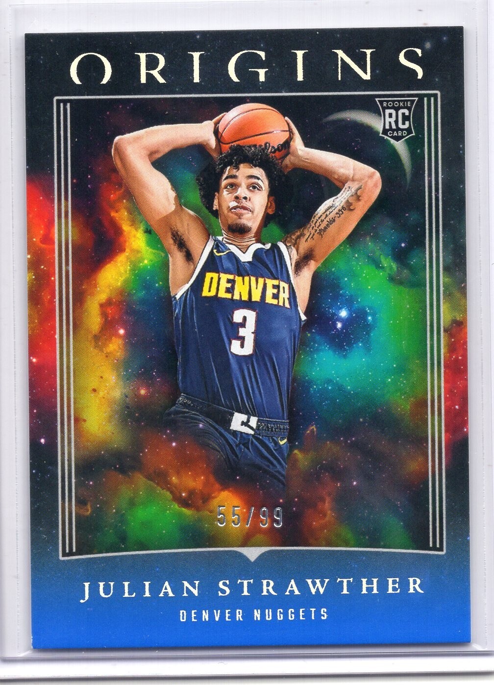 2023-24 Panini Origins #50 JULIAN STRAWTHER Blue /99 RC