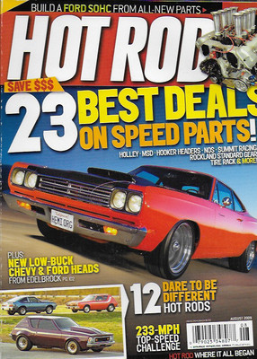 Hot Rod Auto Magazine Best Deals On Speed Car Parts Low Buck Chevy And Ford 2009