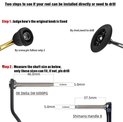 Gomexus S21RD perno aluminio rojo 21 mm Shimano A, Daiwa S (6682) - Imagen 5 de 5
