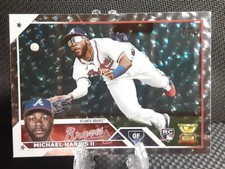Michael Harris II 2023 Topps SUPER BOX FOILBOARD SP RC Braves + Base RC
