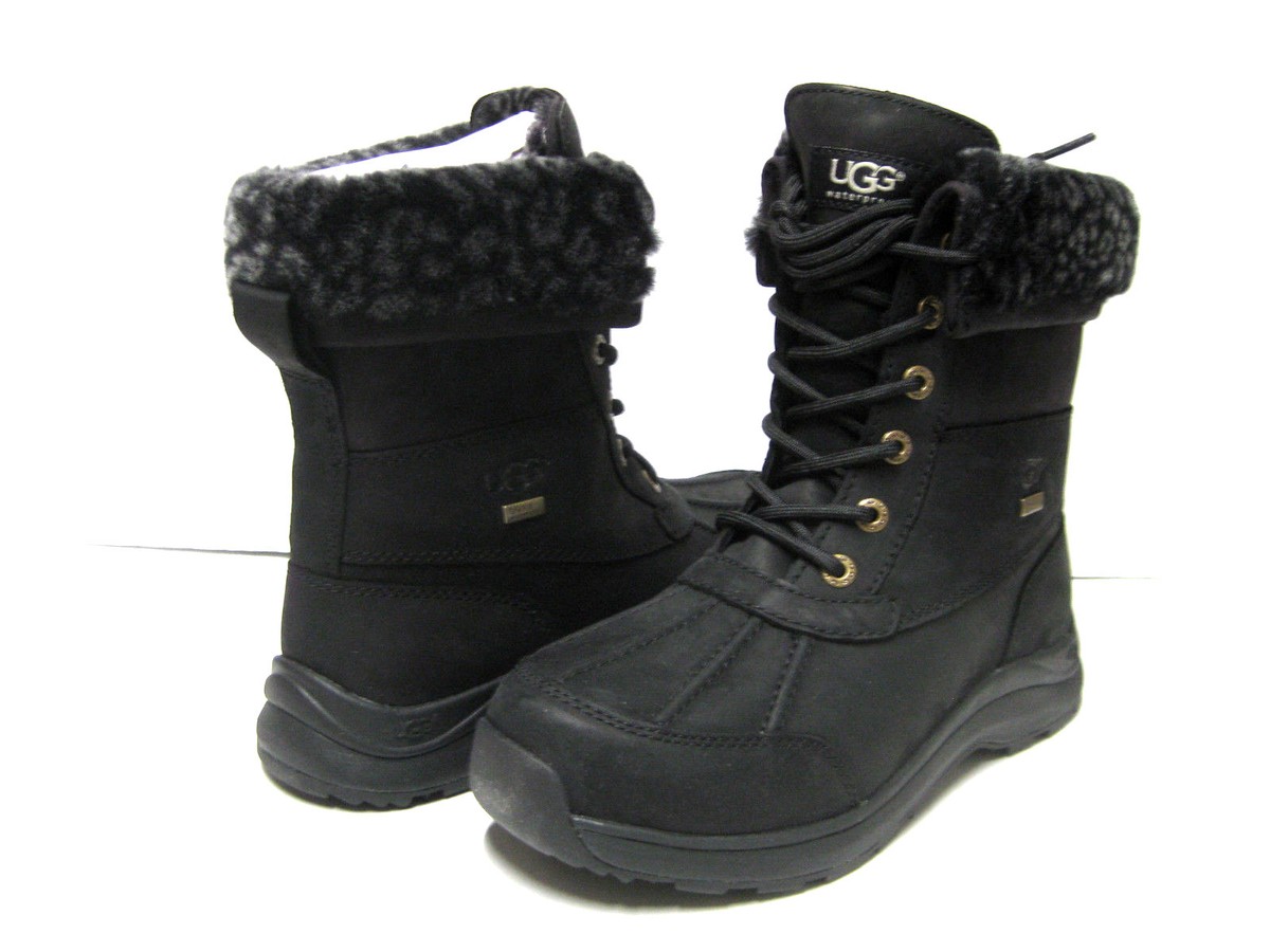 UGG Leather Leopard Boots for Women for sale | eBay UGG Waterproof Leather Leopard Fur Winter Boots main image 2