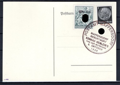 Sudetenland MAFFERSDORF 132 Splendid Su Gest. Luxury piece 250EUR (BA7799)