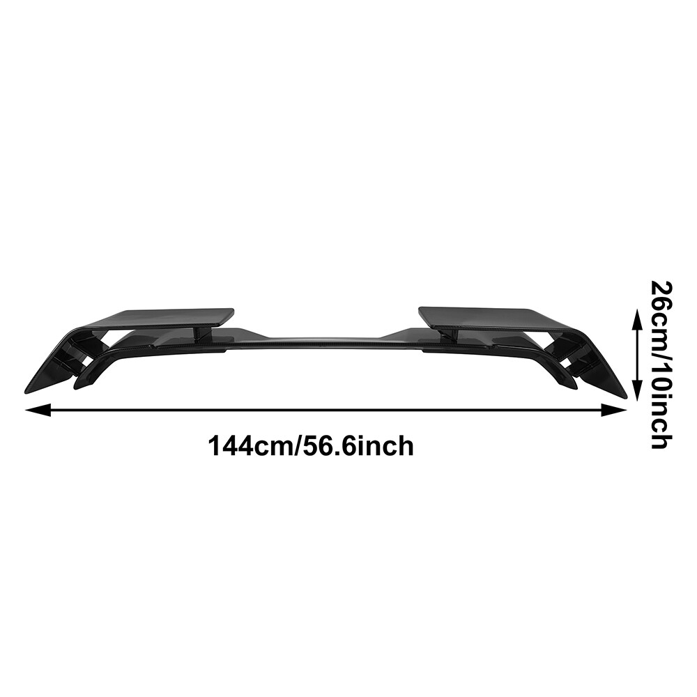 Carbon Fiber Look Rear Trunk Lip Roof Spoiler Wing For Land Rover Defender 110