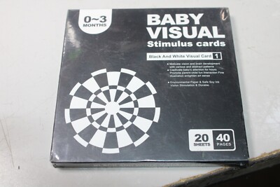 Visual Stimulation Card Toys For Baby High Contrast Flash Cards Baby Vision Card