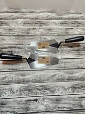(2) 7"  Point Blue Hawk Trowels w/Wooden Handle  New