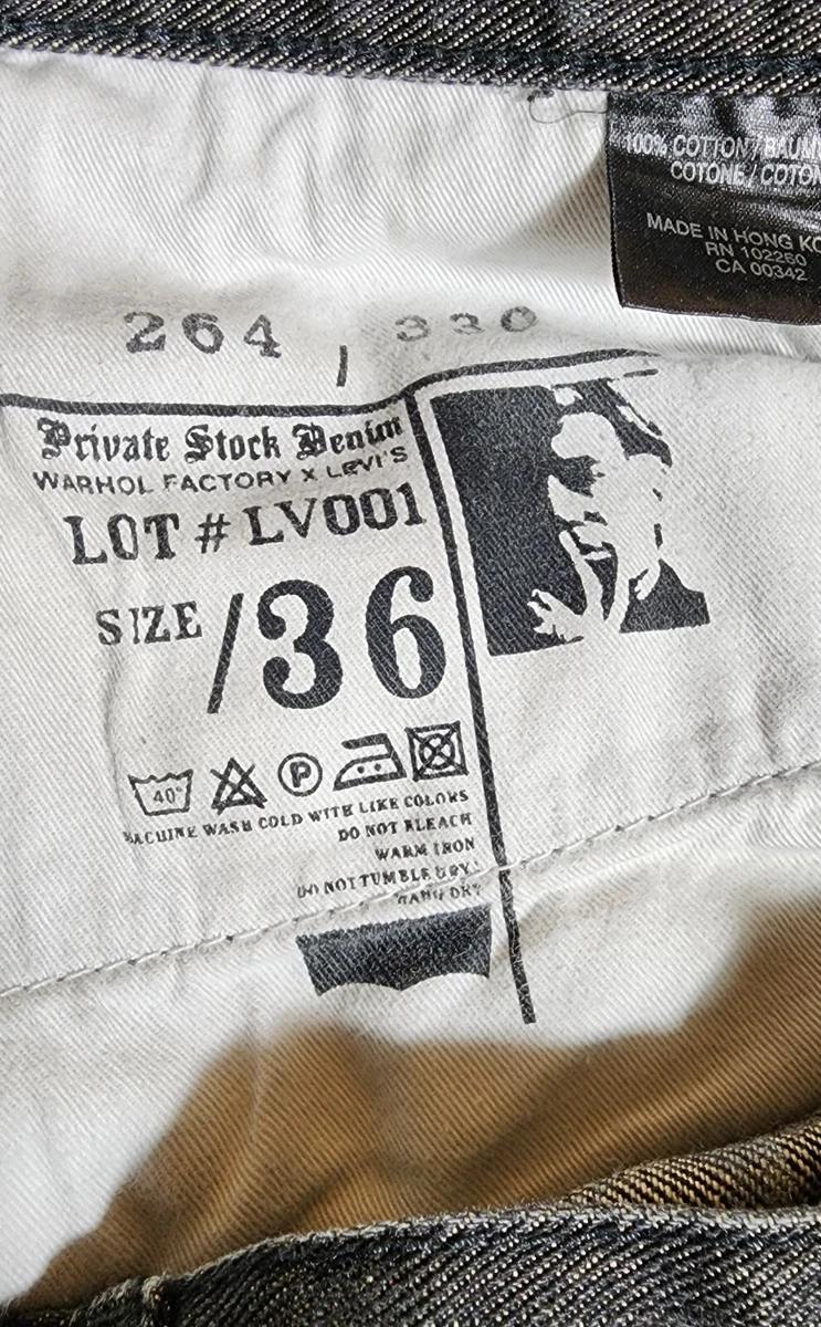 希少 DEAD STOCK LEVIS 3RD ANDY WARHOL | www.trissan.co.id
