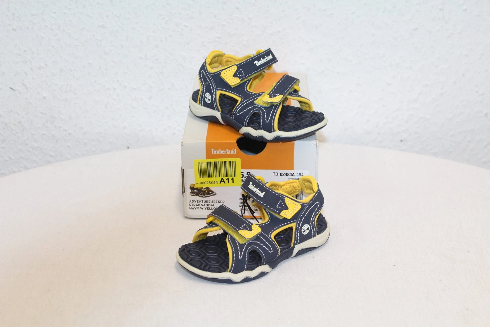 Sandali Timberland Toddlerspetits Nawy Giallo Eu Taglia: 22 Nuovi Fattura IVA