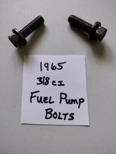 1965 Mopar Chrysler Plymouth Dodge 318 Engine Fuel Pump Bolts 2