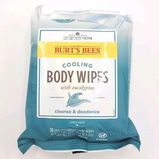 Burt's Bees Cooling Body Wipes With Eucalyptus Cleanse  Deodorize Discontinued