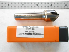 NEW HERTEL USA 1/2" SHANK X 3/4" CUT DIA X 90 DEGREE 6 FLUTE CARBIDE COUNTERSINK