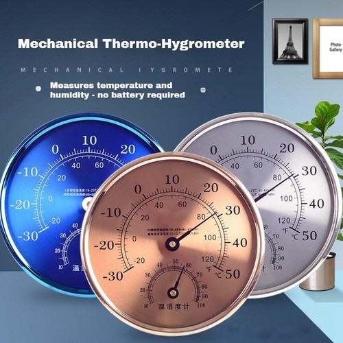 Thermometer Hygrometer groß Haushalt hochpräzises Wand-/Standmessgerät - Bild 1 von 12