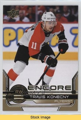 2024-25 Upper Deck Extended Series Encore Gold Travis Konecny #E-2 READ f6d