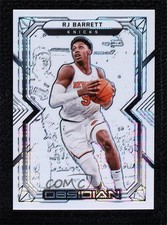 2021-22 Panini Obsidian Electric Etch White Pulsar RJ Barrett #65 3g8