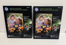HP Everyday Photo Paper Glossy 8.5x11- 50 Sheets Each x 2 Packs Inkjet Printer