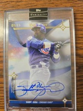 Sammy Sosa 2023 Topps Luminaries Hit Kings On Card Auto  #/15