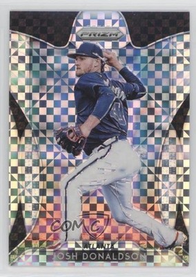 2019 Panini Prizm Plaid Power Prizm 24/75 Josh Donaldson #71 1u6