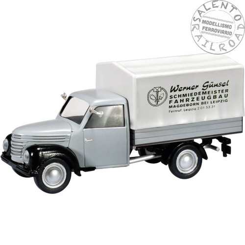 HERPA 090650 furgone Framo 901 telonato "Werner Gunsel" in scala 1:87 H0 | Zustand: Nuovo