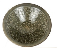 Northern Song Dynasty Chinese Yaozhou Boys Celadon Porcelain Bowl Antique