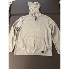 Hurley Mens Pullover Hoodie Sweatshirt Heather Grey Size XL