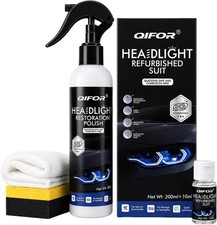 Headlight Restoration Kit Oxidized and Yellowed Automotive Headlamps