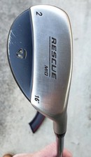 TaylorMade RESCUE MID 2 Hybrid 16 Golf Club, RH, Steel Stiff Flex Shaft, 40.5"