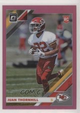 2019 Panini Donruss Optic Rookies Pink Prizm Juan Thornhill #130 wd9