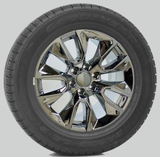 Chrome 20 Rst Style Wheels Goodyear Tires For Chevy Silverado Tahoe Suburban Chrome 20 Rst Style Wheels Goodyear Tires For Chevy Silverado Tahoe Suburban