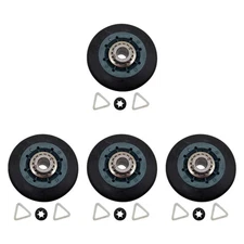 4Pcs Dryer Drum Rollers Wheels Parts