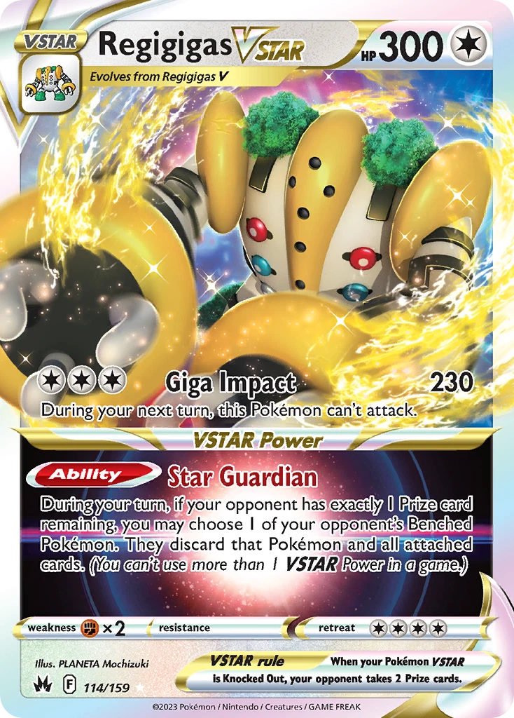 Regigigas Pokémon TCG Ultra Rare Individual Collectible Card Game